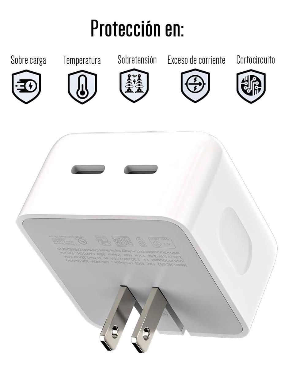 Adaptador de corriente Kiosla USB tipo C