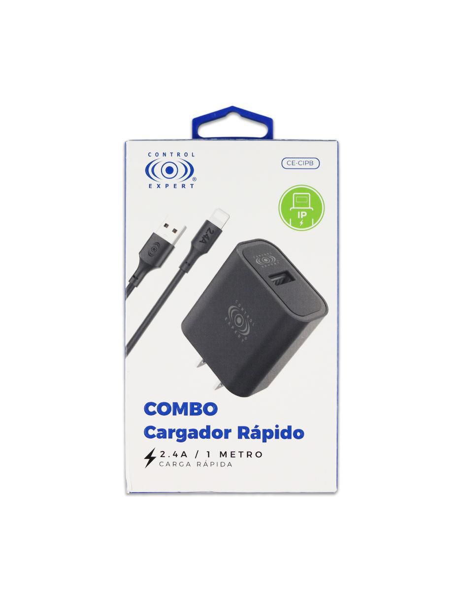 Cargador pared Control Expert Lightning + USB
