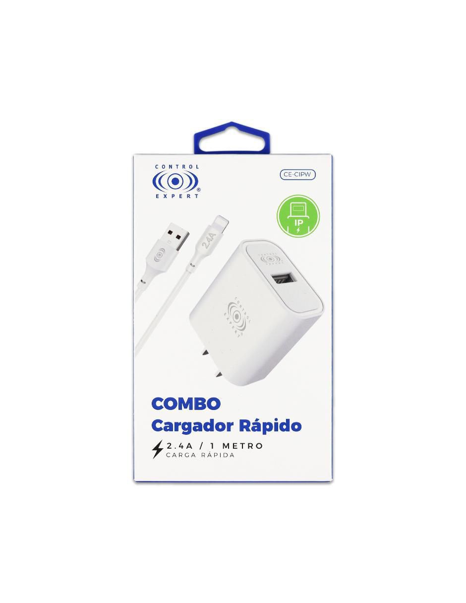 Cargador pared Lightning + USB 2