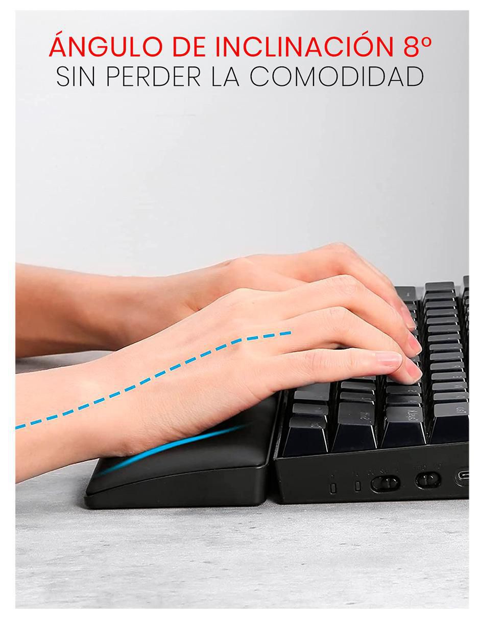 Mouse pad Redragon antideslizante con apoyo para muñeca