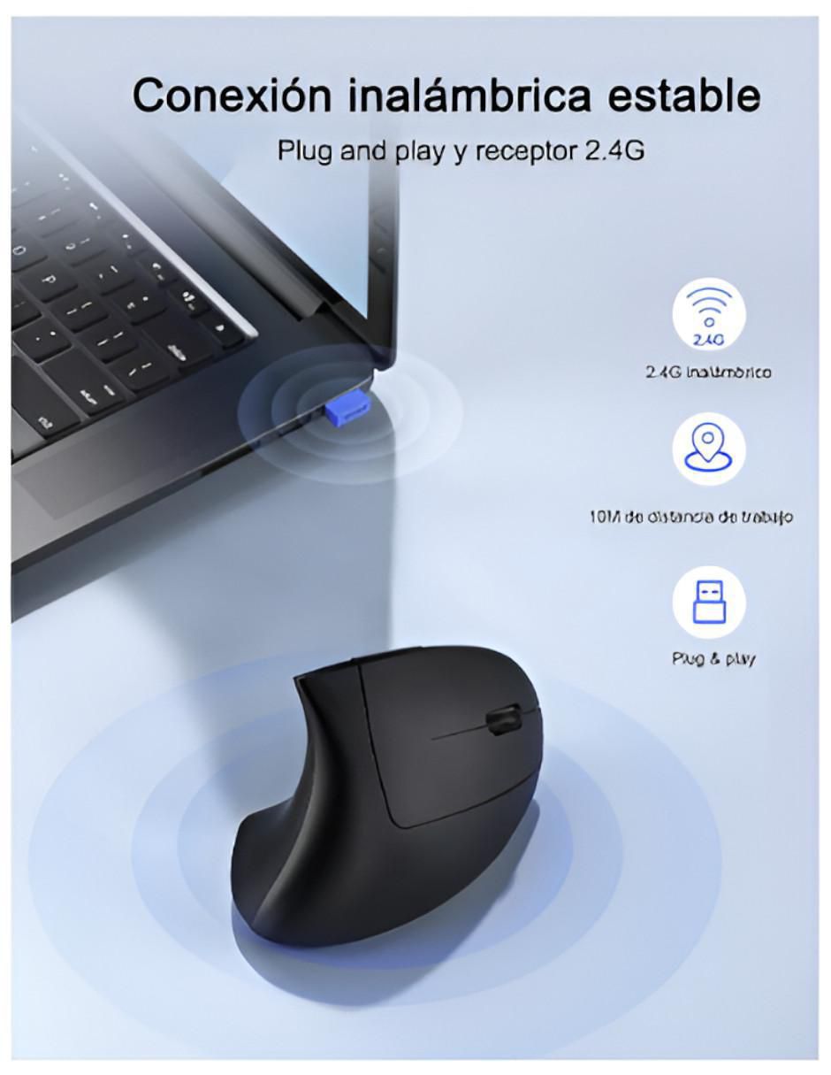 Mouse Gamer Inalámbrico w1407nd 6