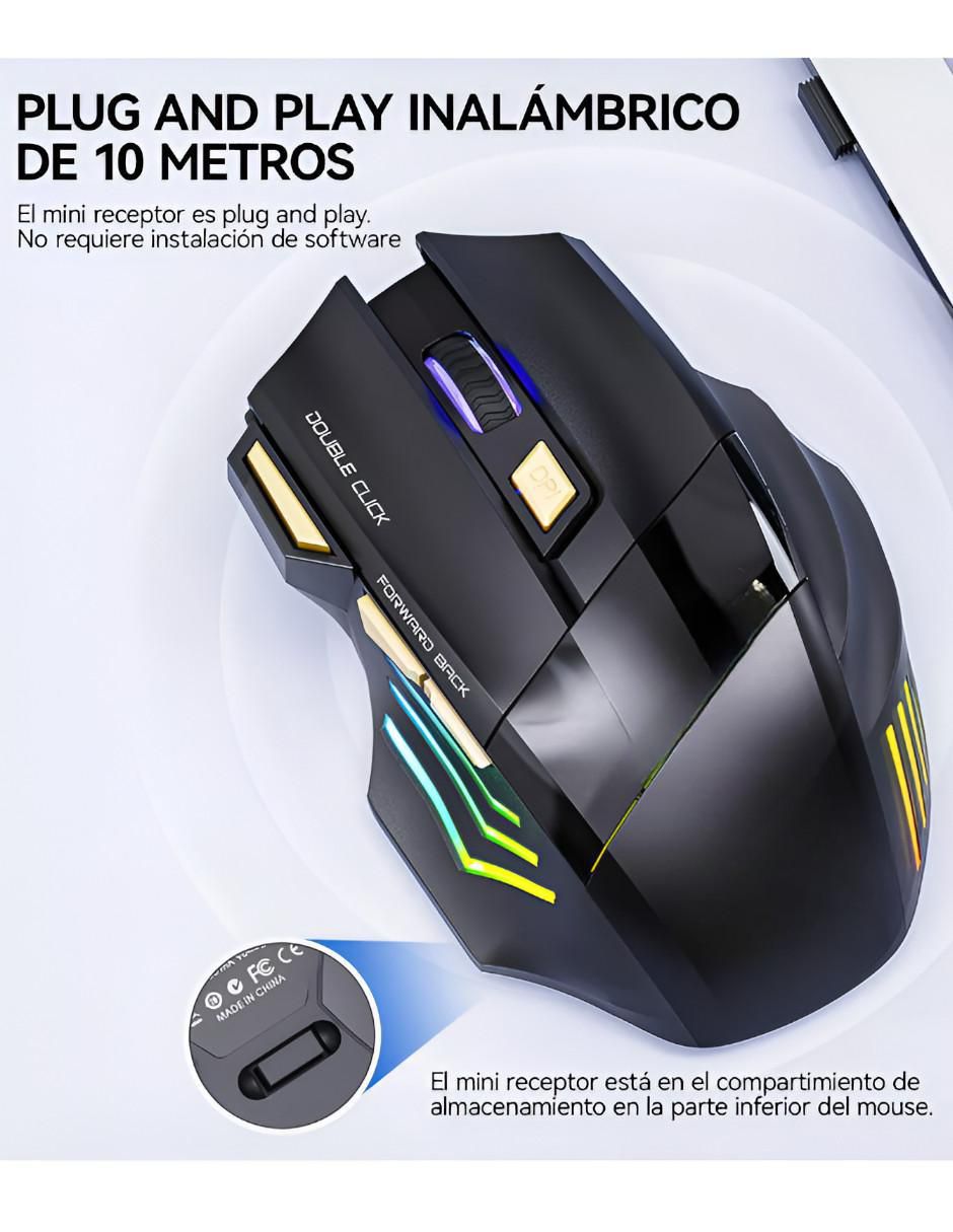 Mouse Gamer Inalámbrico w1415nd 4