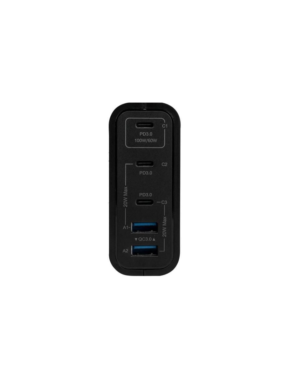 Cargador pared Vorago USB tipo A + USB tipo C