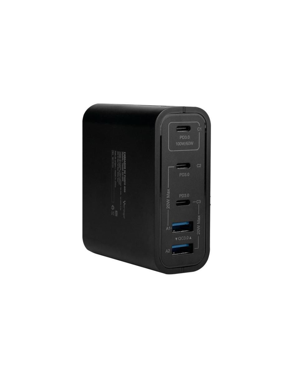 Cargador pared USB tipo A + USB tipo C