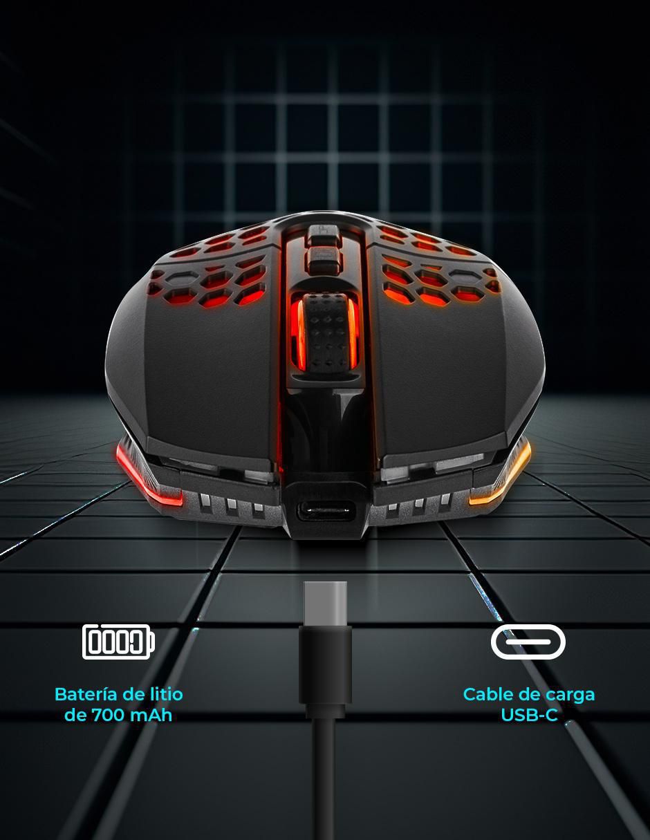 Mouse Gamer Inalámbrico dn-wm89b 7