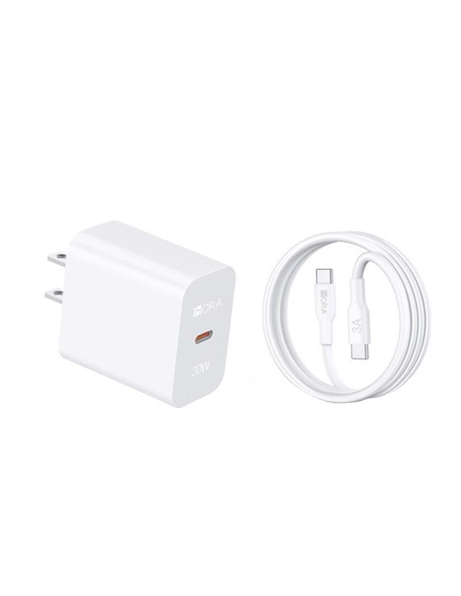 Cargador pared 1 Hora Lightning + USB tipo C