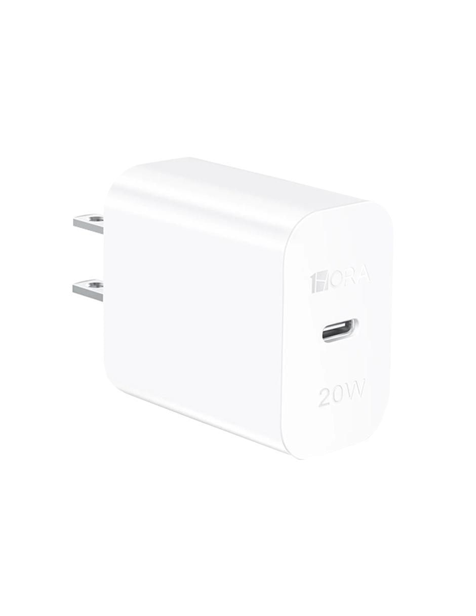 Cargador pared Lightning + USB tipo C