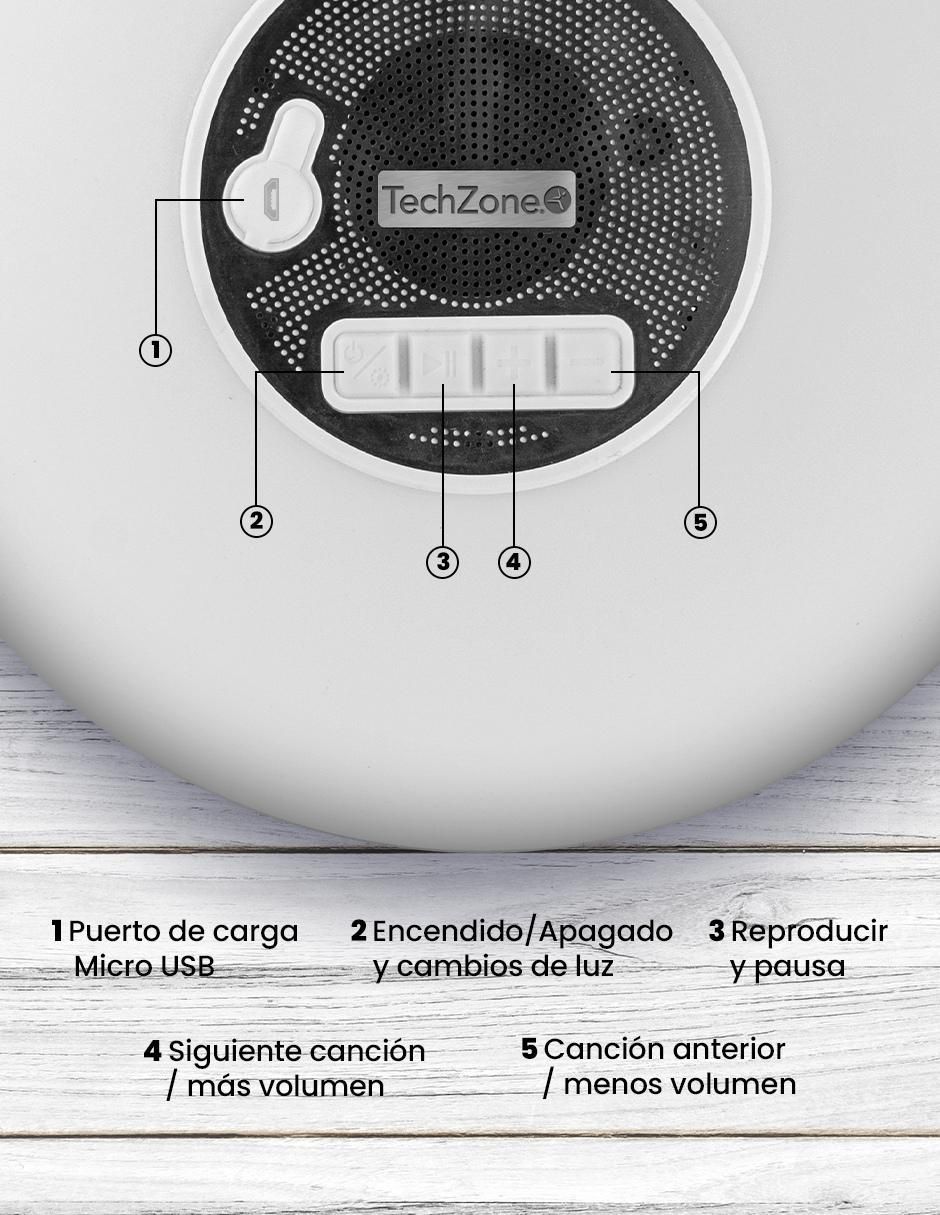 Bocina portátil TZAUBOB01 bluetooth 3