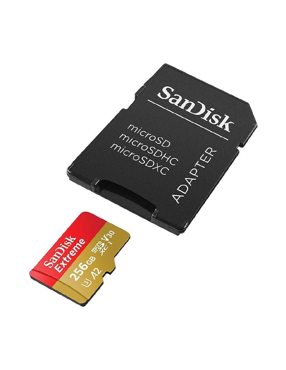 Memoria micro SD Sandisk capacidad 256 GB