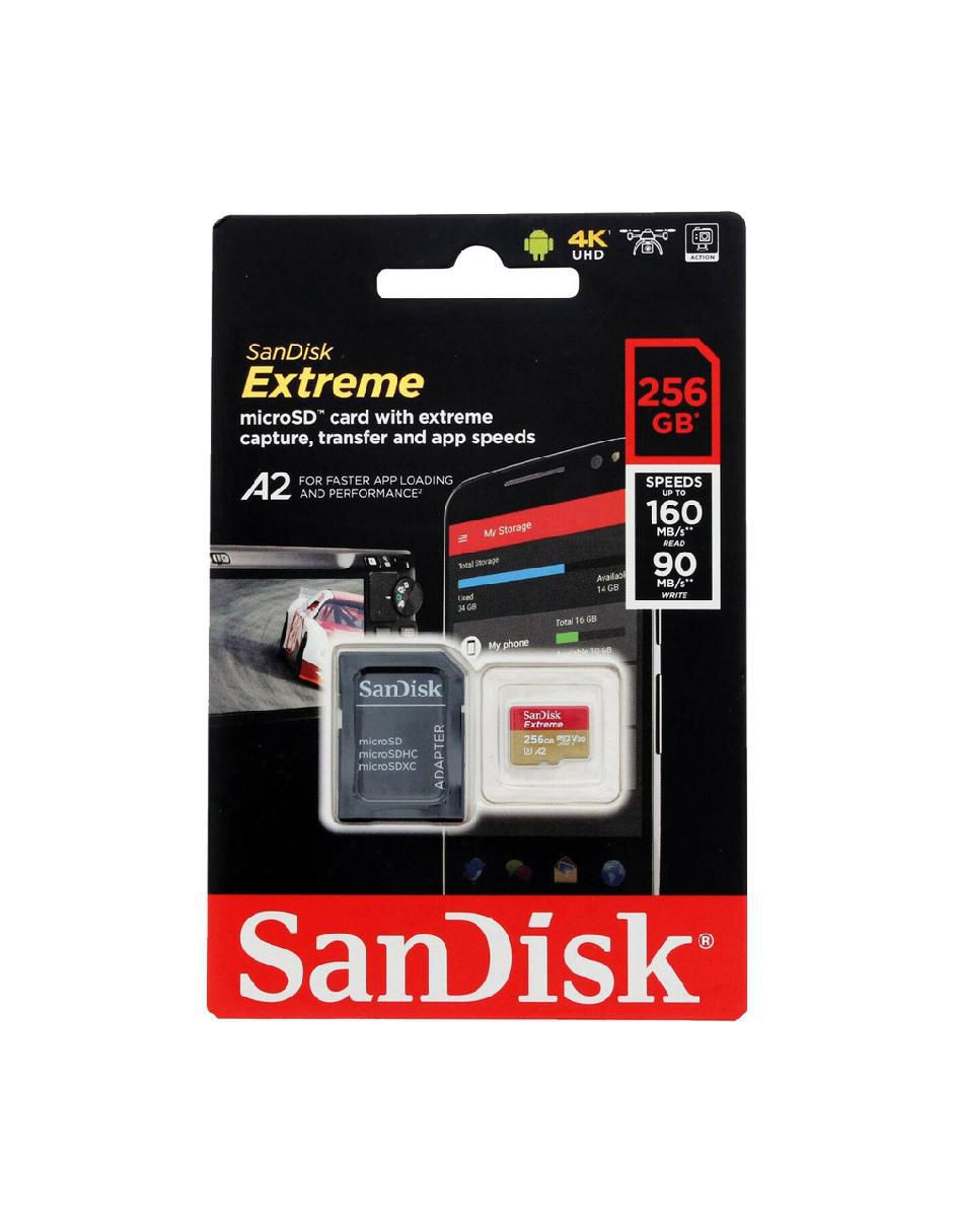 Memoria micro SD capacidad 256 GB Memoria micro SD capacidad 256 GB