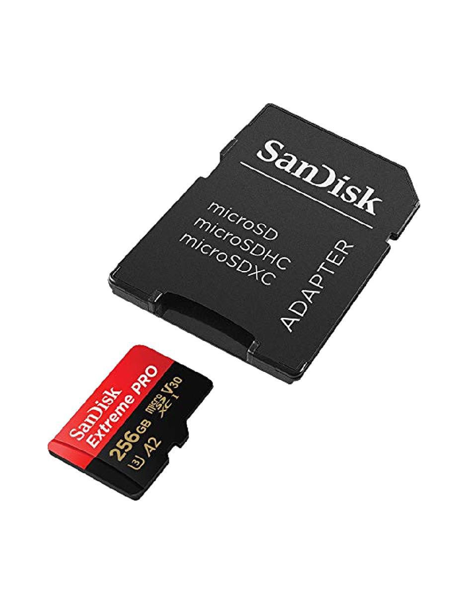 Memoria Micro SD Sandisk capacidad 256 GB