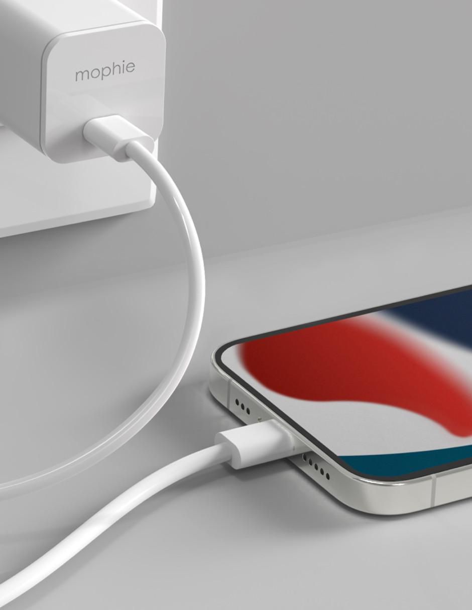 Cargador pared Mophie USB tipo C