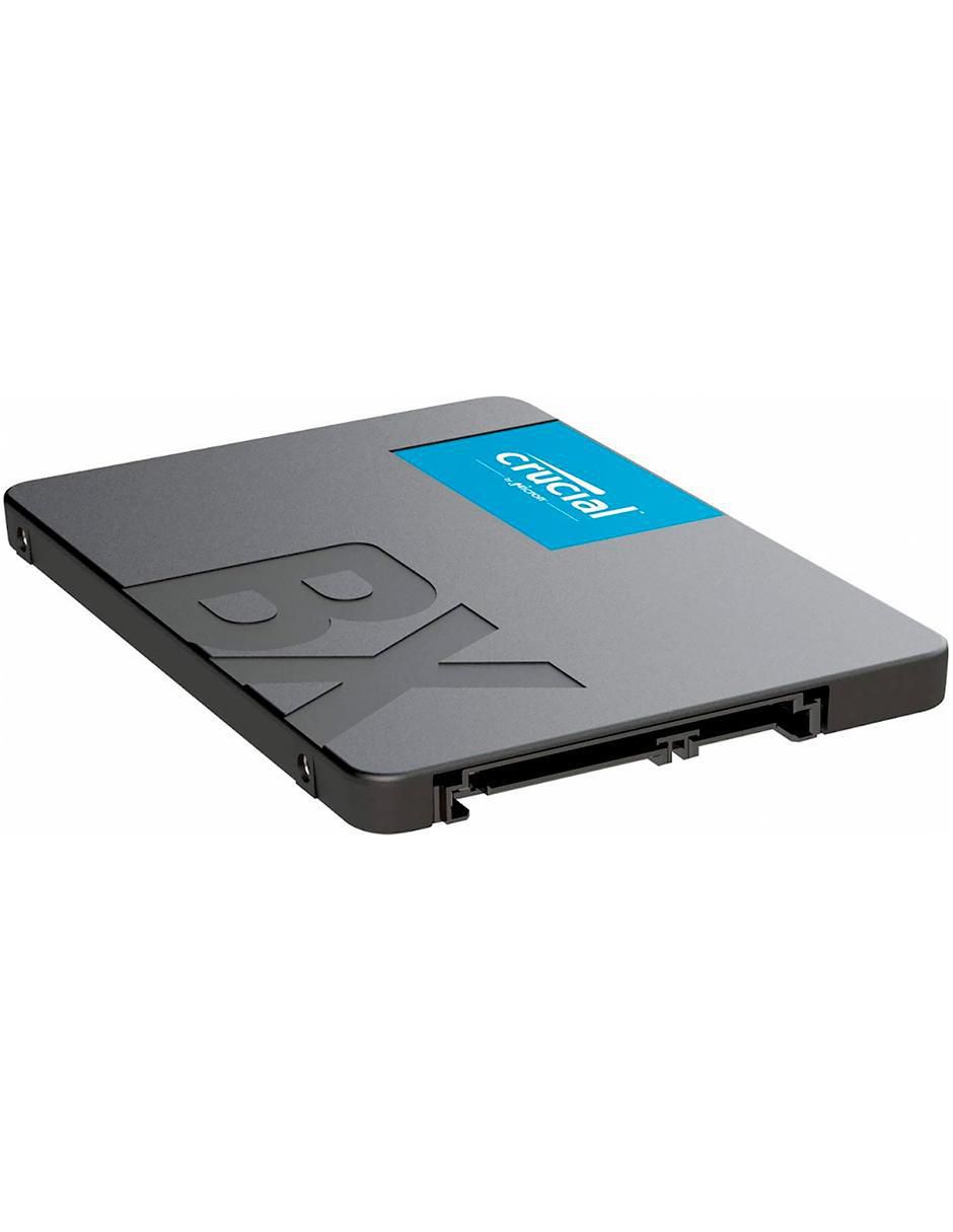 Unidad SSD Crucial capacidad 500 GB