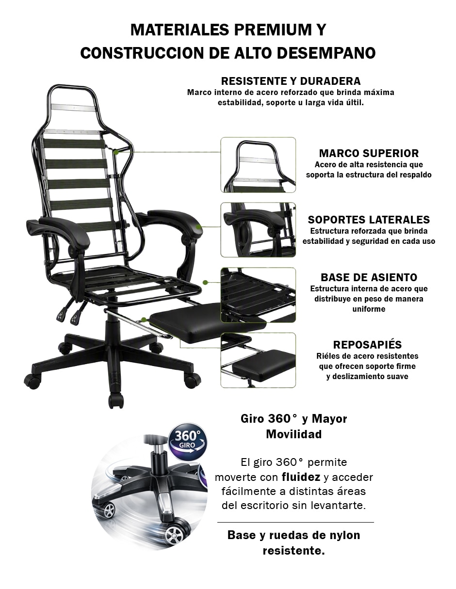 Silla gamer Nenotech 3