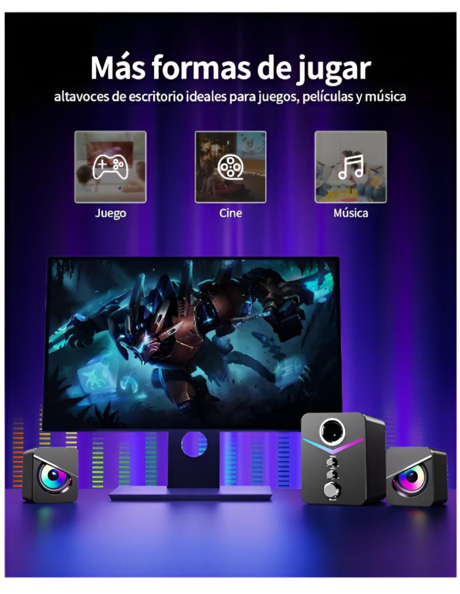 Set de bocinas alámbrica