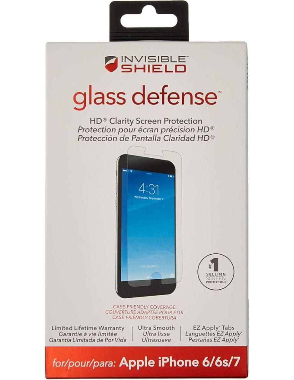 Mica celular Zagg iPhone 6/6S/7 de cristal templado