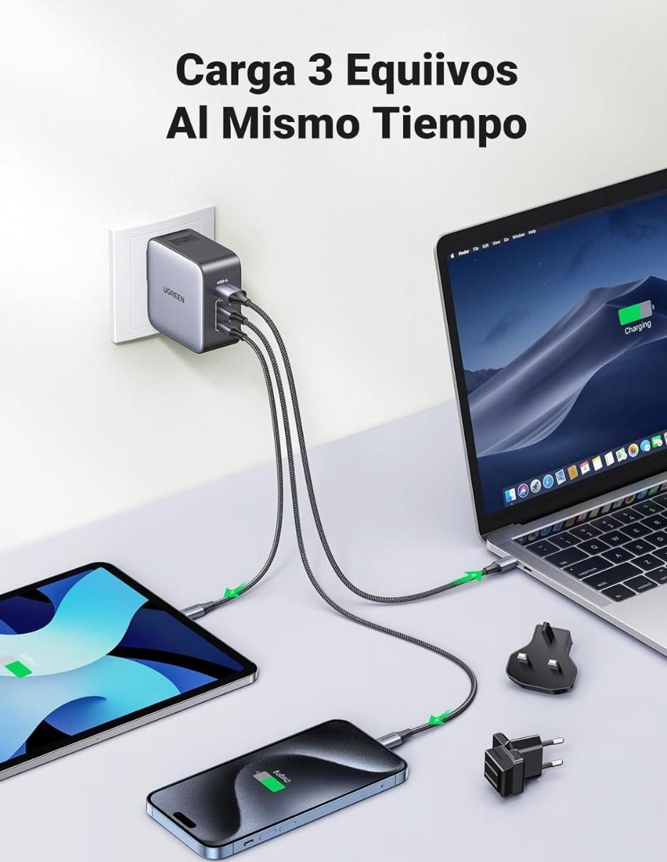 Cargador pared Ugreen USB + USB tipo C