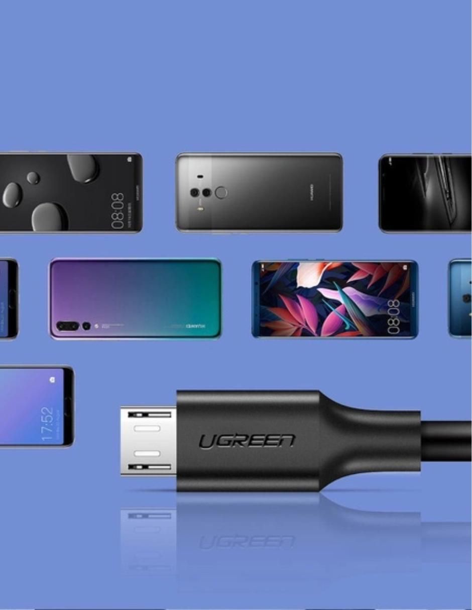 Cable micro USB a tipo USB A de 1 m