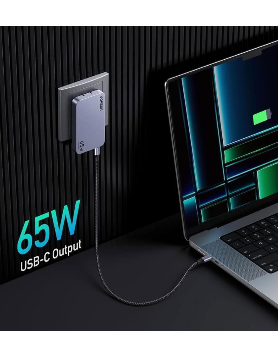 Cargador pared USB + USB tipo C Cargador pared USB + USB tipo C