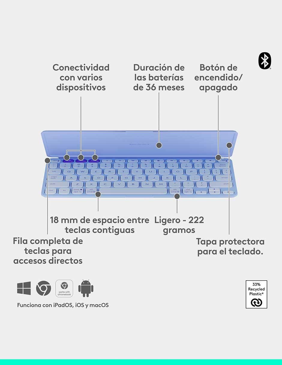 Teclado portátil Keys to go 2 6