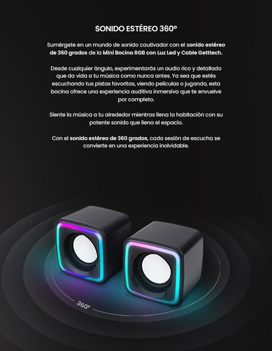 Set de bocinas GUS-ESRWR-01 alámbrica 7