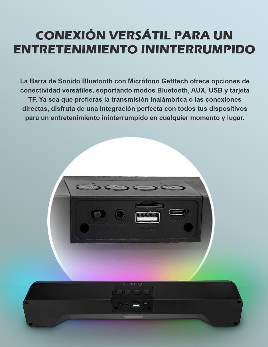 Bocina gaming GUS-MSRBT-01 bluetooth 9