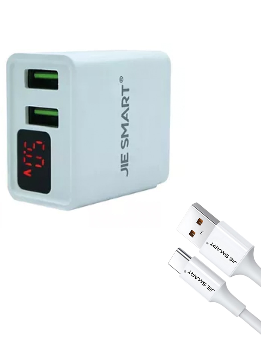 Cargador pared USB tipo A Cargador pared USB tipo A