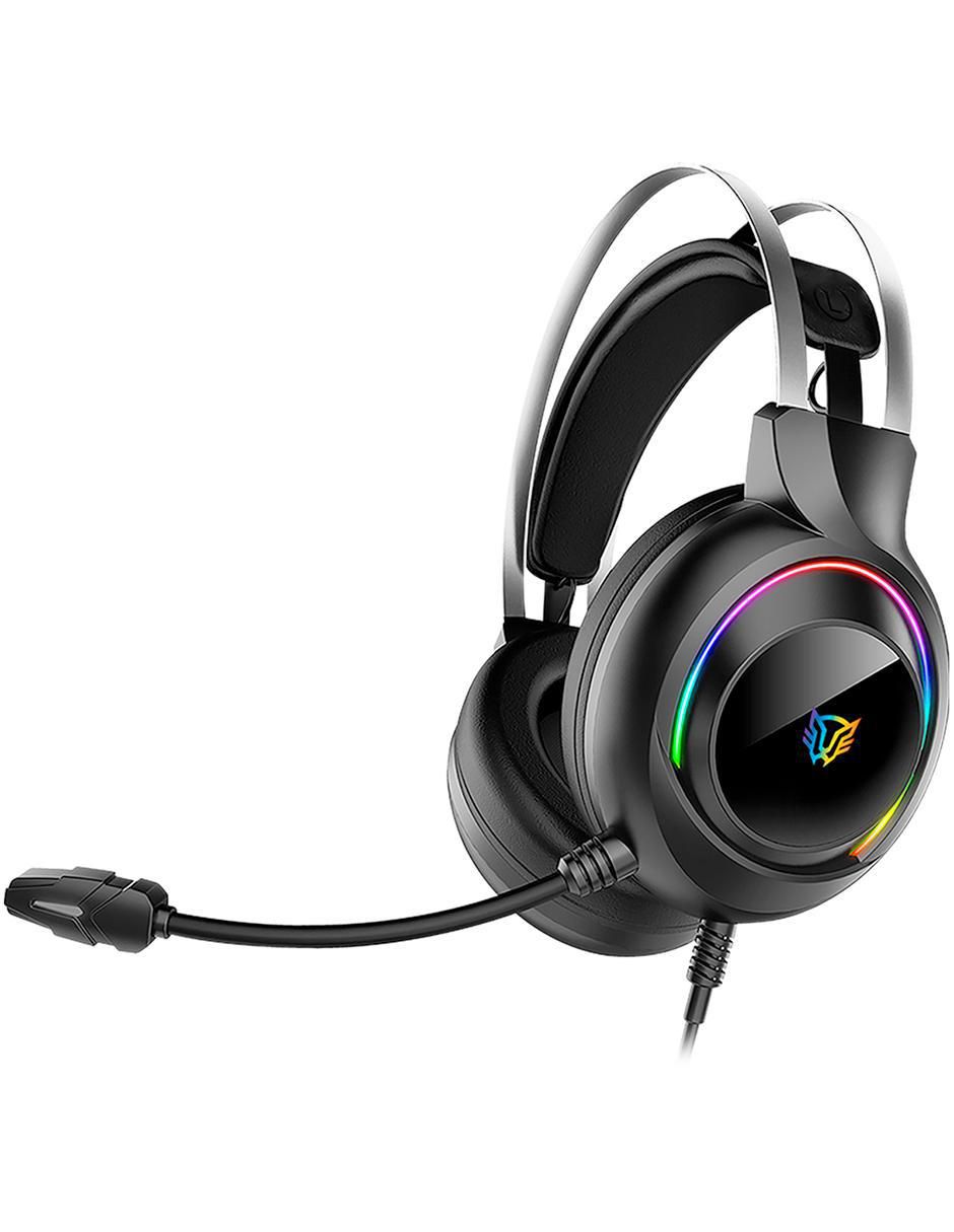 Audífonos gamer Over-Ear Hesix Ii alámbricos