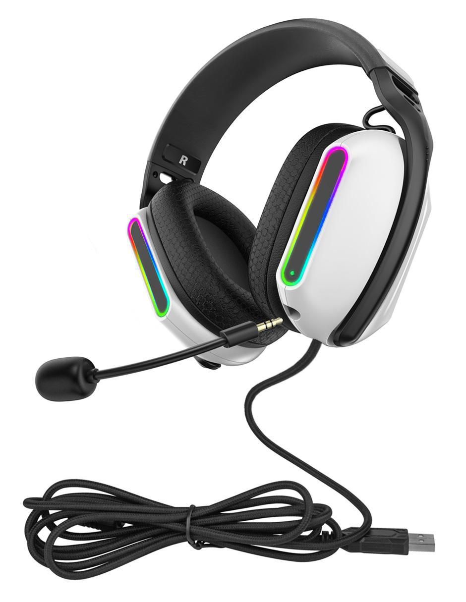 Audífonos gamer alámbricos Guh-G3Nw3-G1 Rgb 7.1