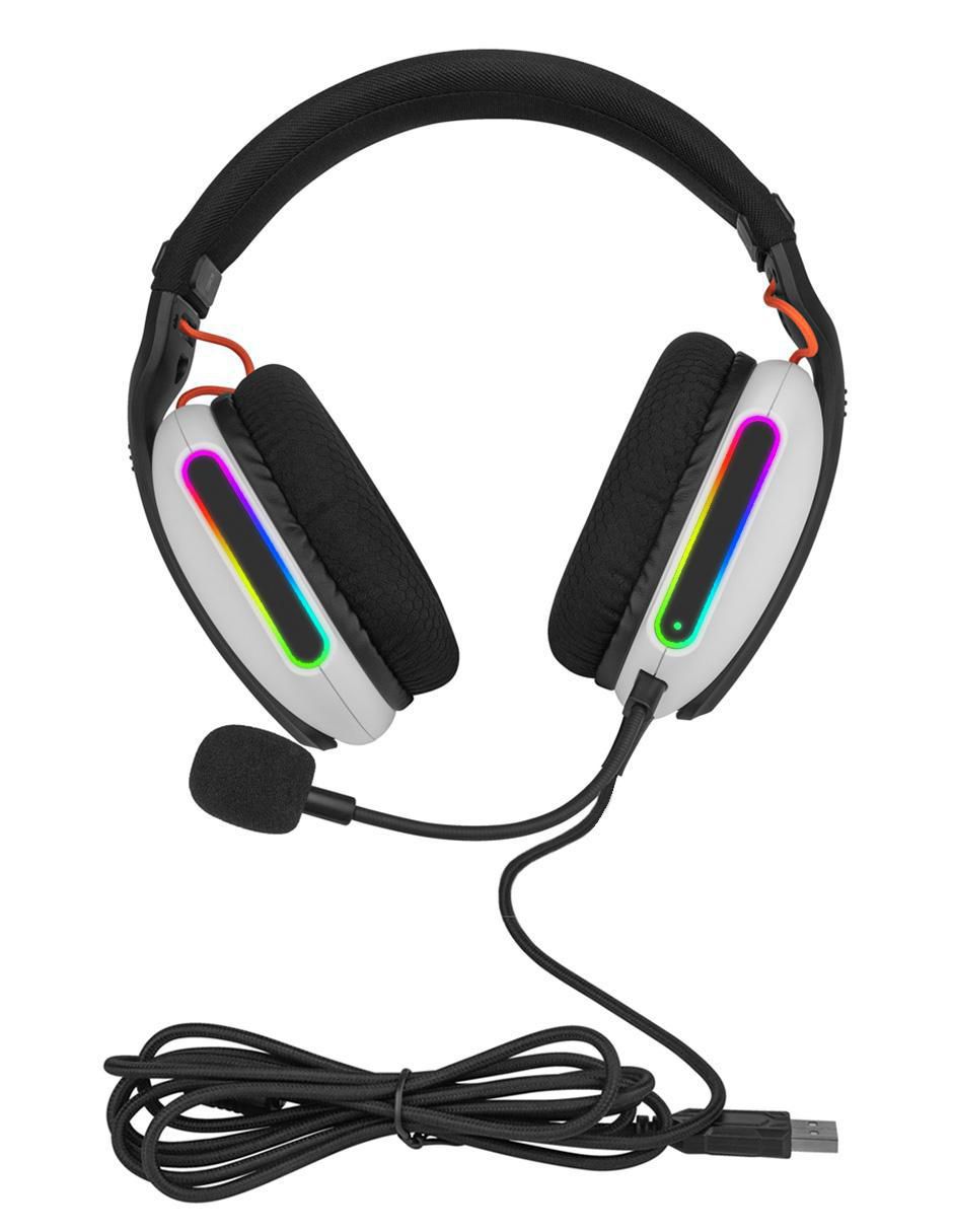 Audífonos gamer alámbricos Guh-G3Nw3-G1 Rgb 7.1 8