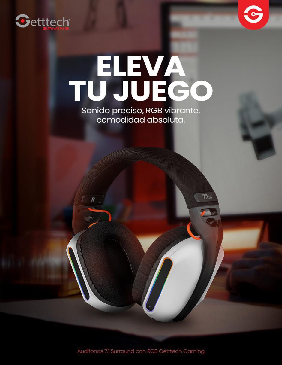Audífonos gamer alámbricos Guh-G3Nw3-G1 Rgb 7.1 9