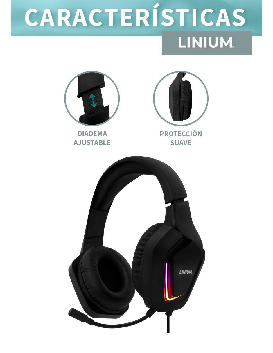 Audífonos gamer alámbricos