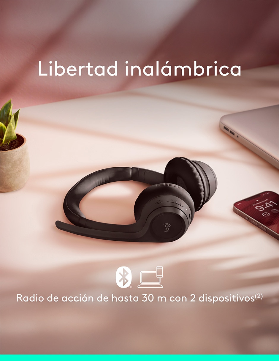 Audífonos Over-Ear Zone 300 inalámbricos con cancelacion de ruido 4