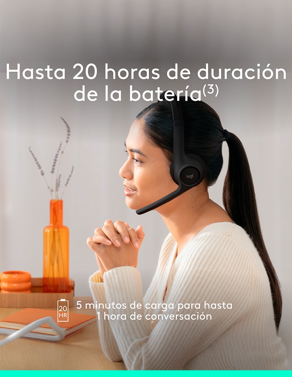 Audífonos Over-Ear Zone 300 inalámbricos con cancelacion de ruido 5