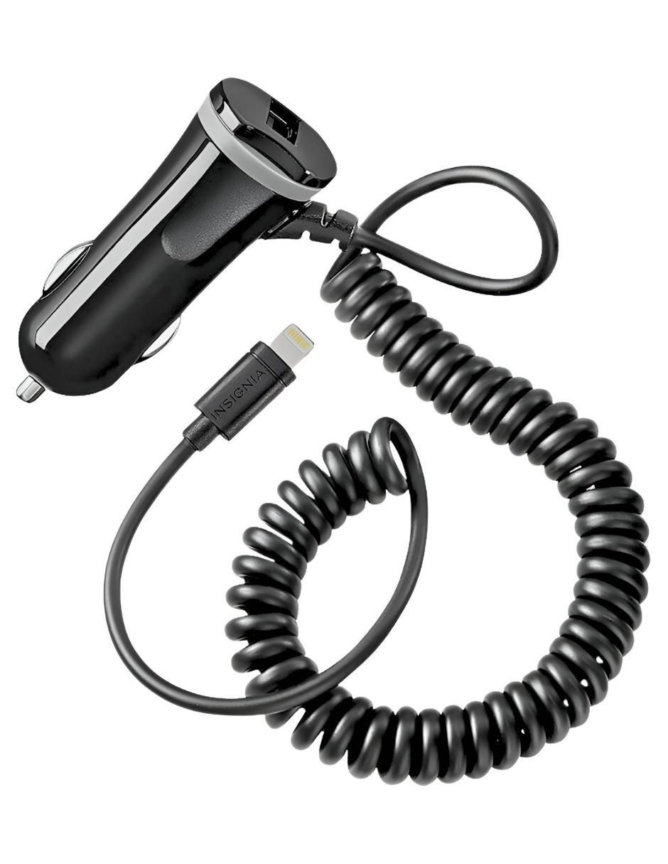 Cargador auto Insignia Lightning + USB