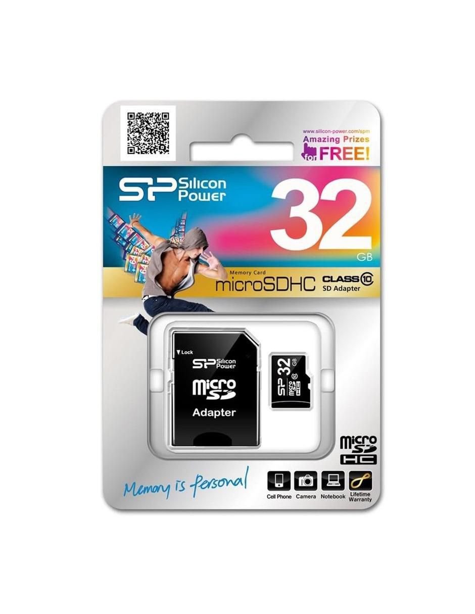 Memoria micro SD capacidad 32 GB