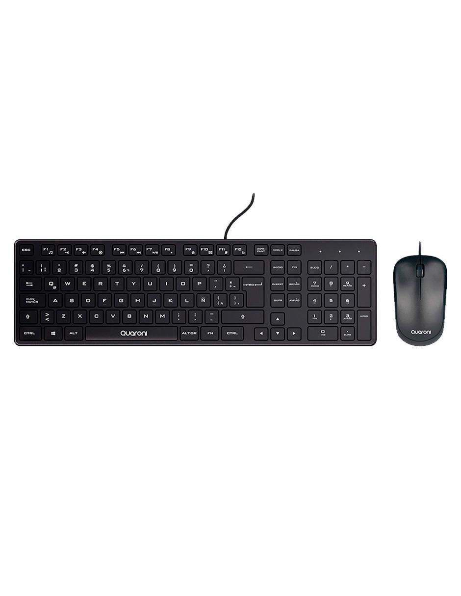 Mouse y teclado Quaroni KAQ01