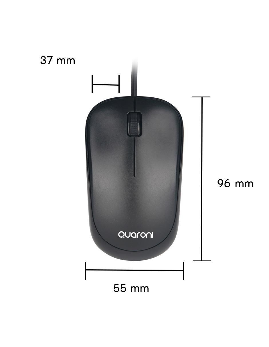 Mouse y teclado Quaroni KAQ01