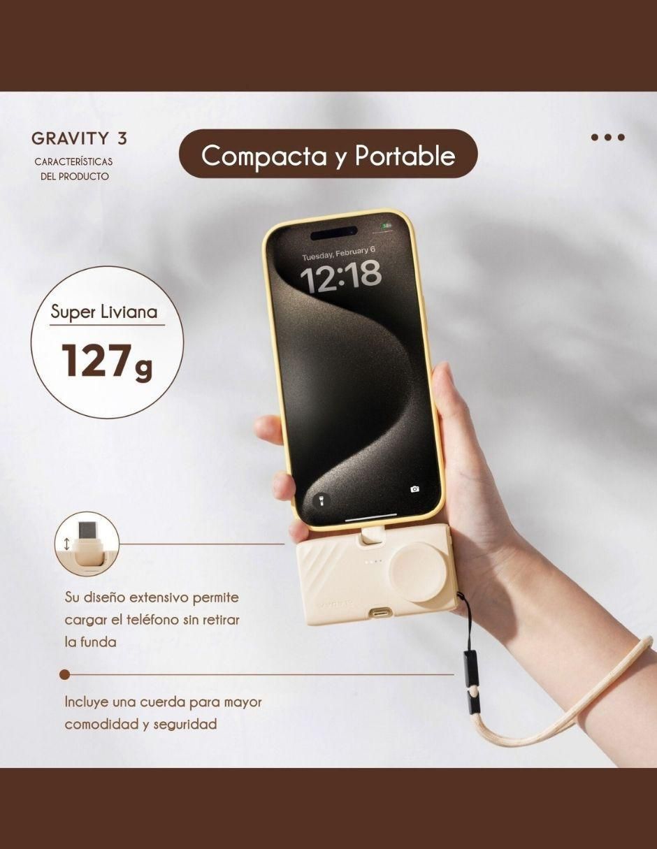 Batería portátil 5000 mAh APBADGV3WH Batería portátil 5000 mAh APBADGV3WH