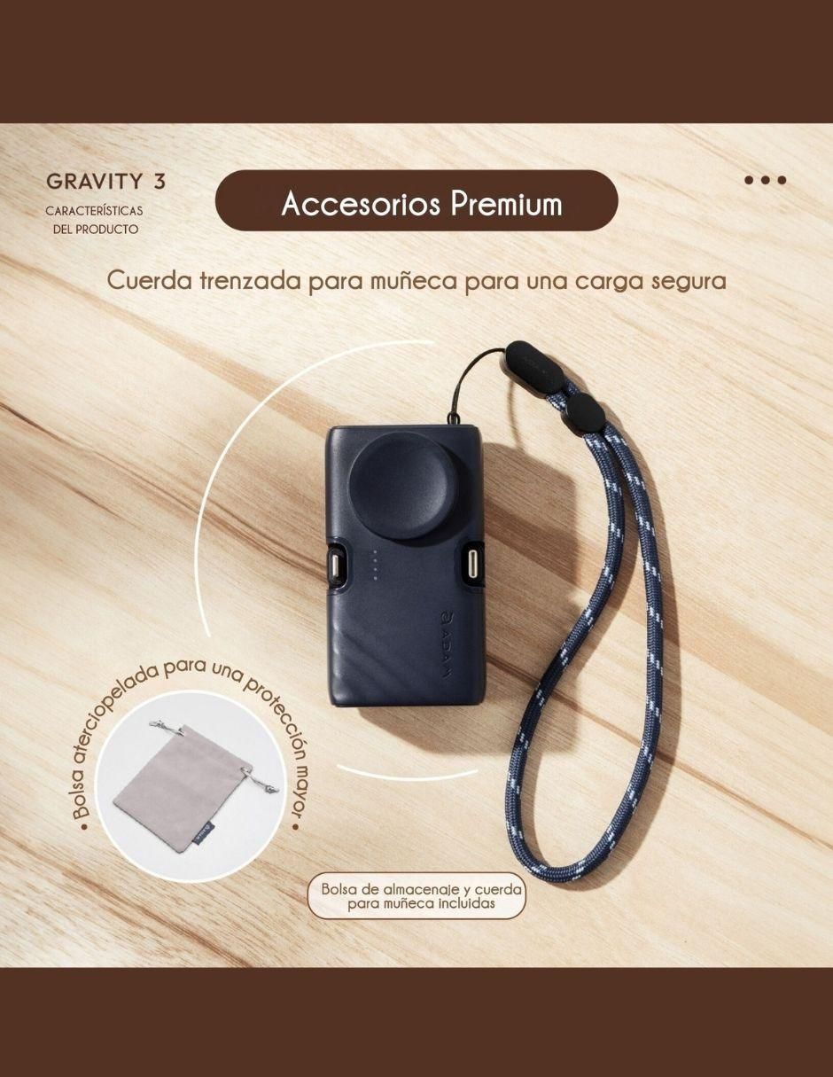 Batería portátil ADAM ELEMENTS 5000 mAh APBADGV3WH