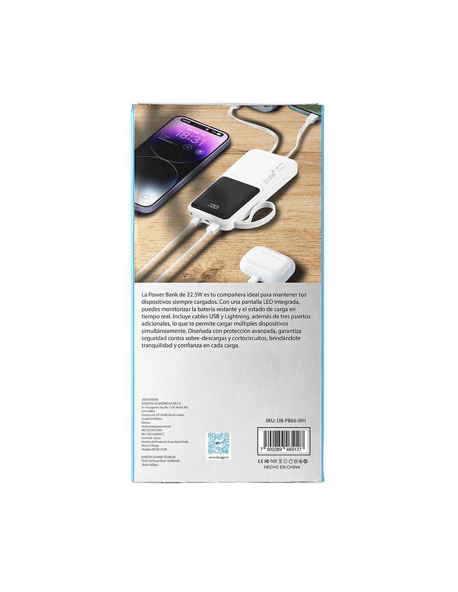 Batería portátil D-BUGG 10000 mAh