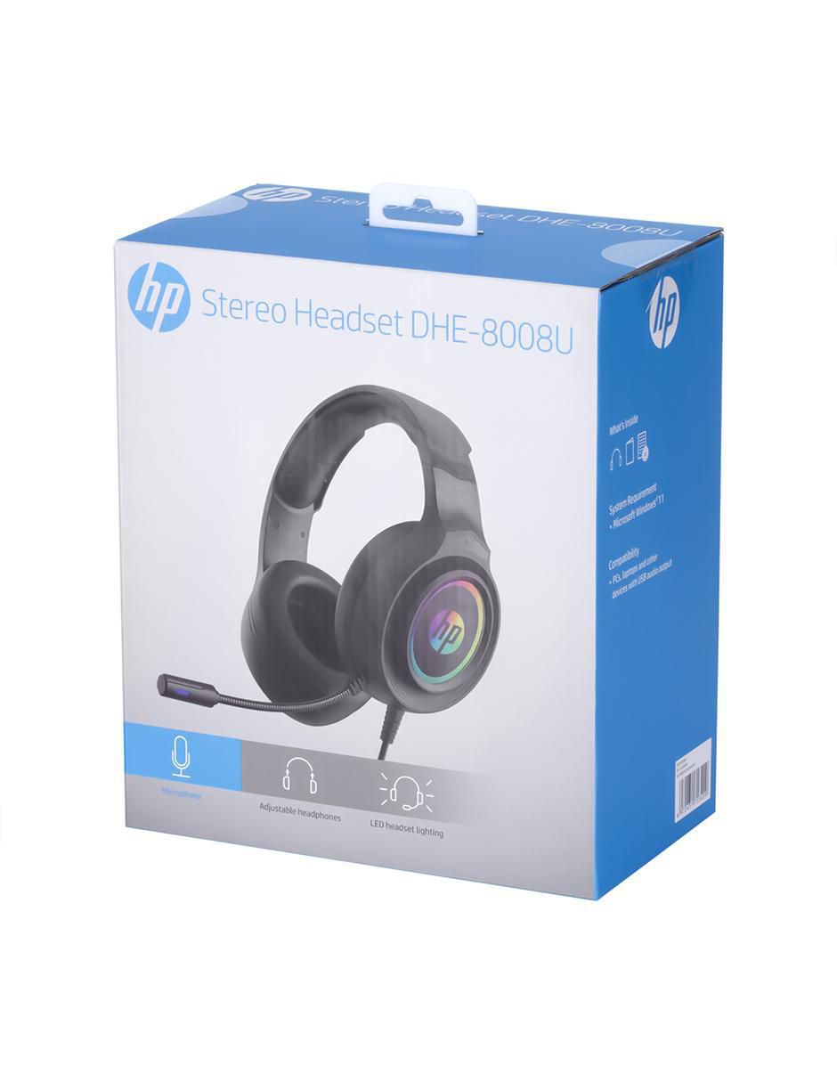 Audífonos de diadema Dhe-8008U alámbricos con cancelacion de ruido 5