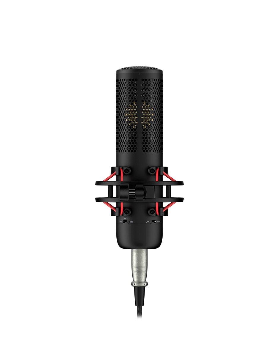 Micrófono gamer Hyperx Creator Audio Bundle alámbrica