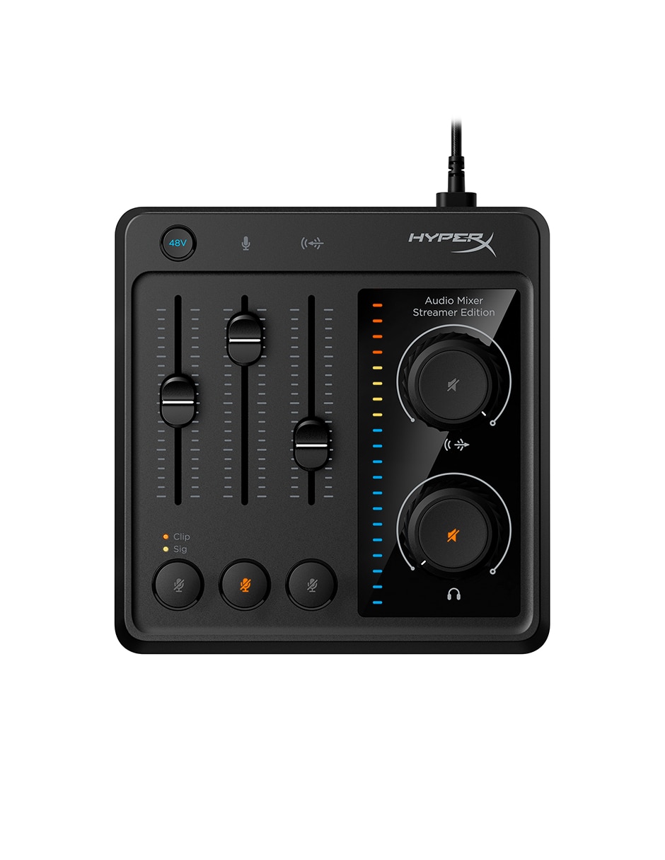 Micrófono gamer Hyperx Creator Audio Bundle alámbrica