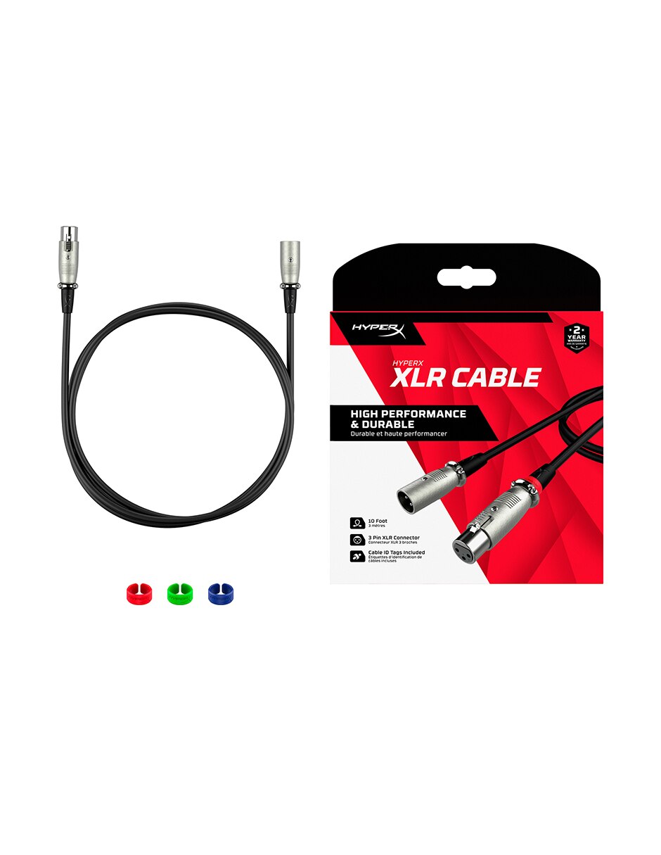 Micrófono gamer Hyperx Creator Audio Bundle alámbrica