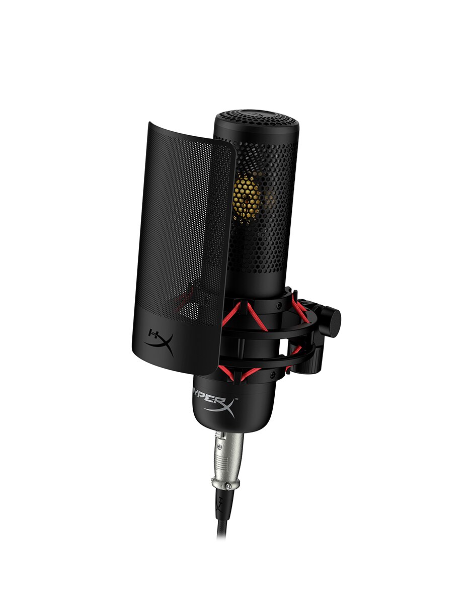 Micrófono gamer Hyperx Creator Audio Bundle alámbrica