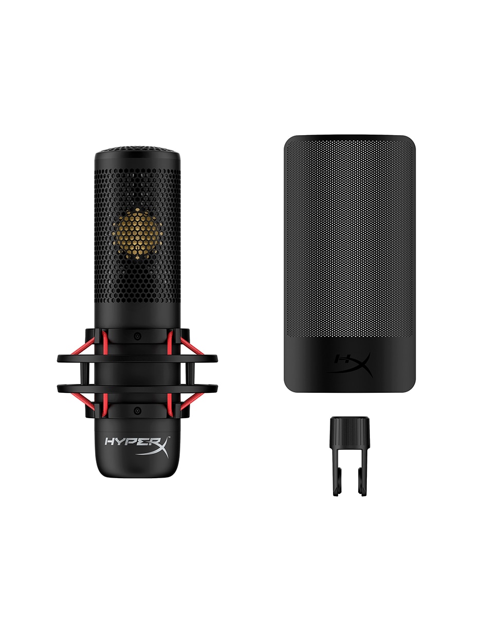 Micrófono gamer Hyperx Creator Audio Bundle alámbrica