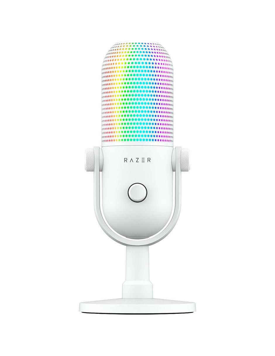 Micrófono gamer Seiren V3 Chroma RGB alámbrica