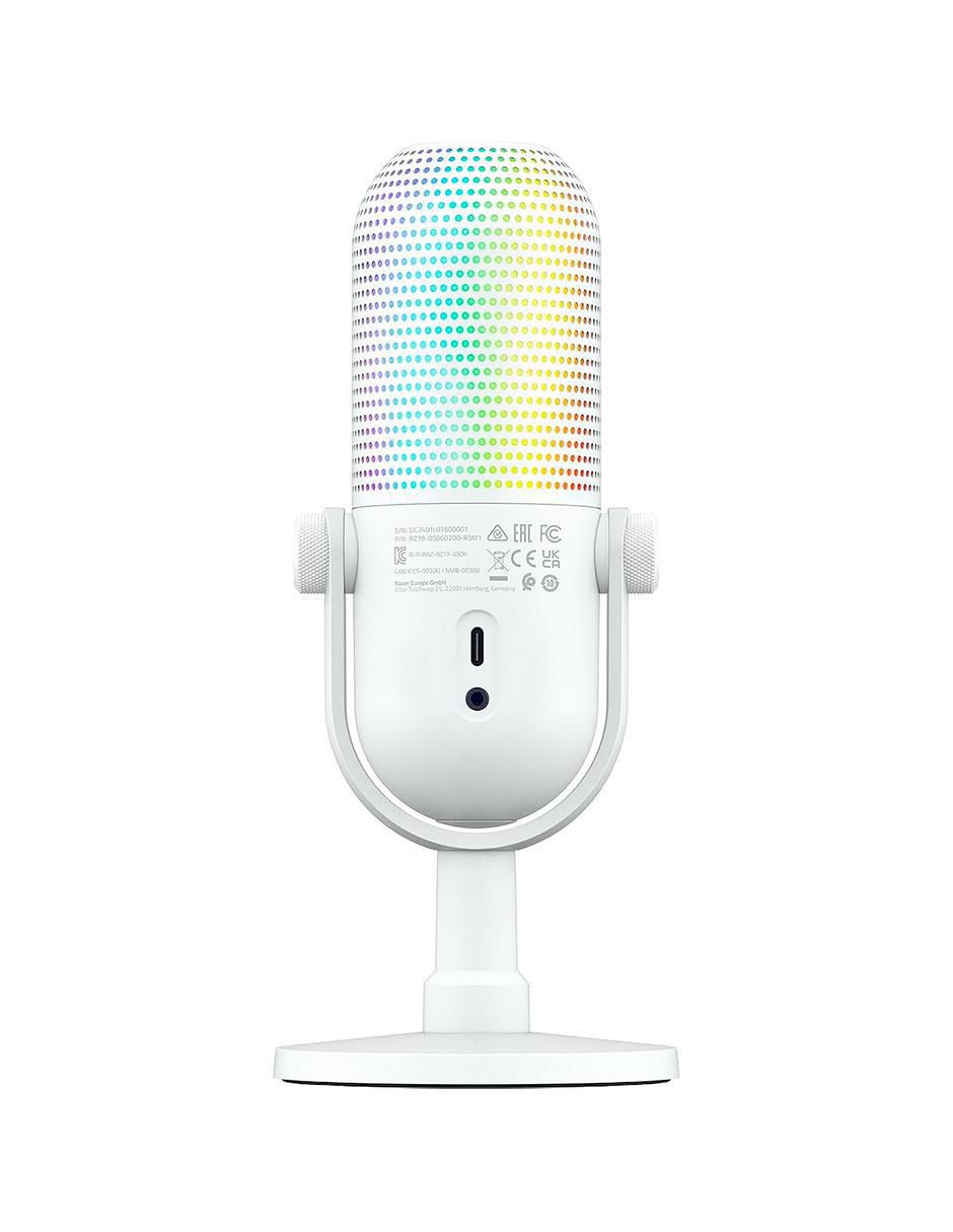 Micrófono gamer Seiren V3 Chroma RGB alámbrica 4