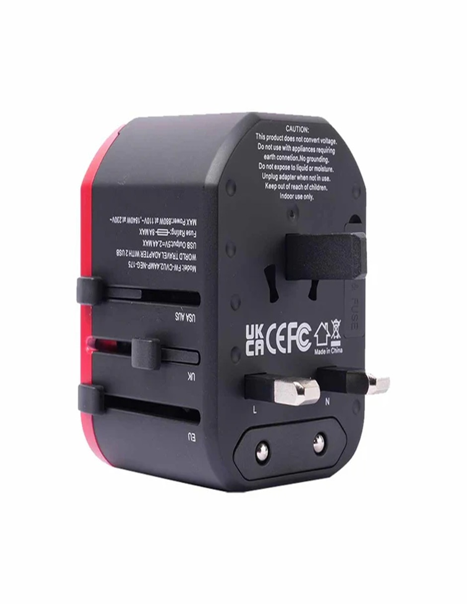 Cargador pared Forward FW-CVU2.4AMP-NEG-175 Universal
